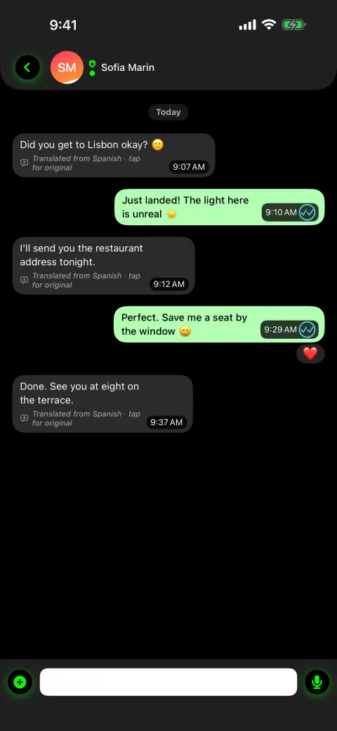 Chat translated from Spanish